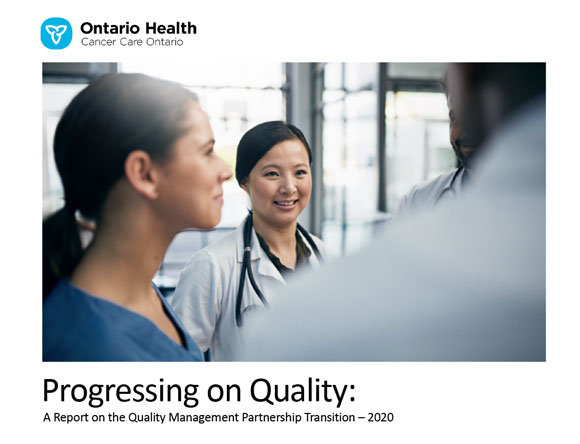 Progressing on Quality: A Report on the Quality Management Partnership Transition 2020